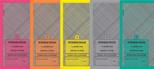 Ministero dell'interno: definiti i colori delle schede per i referendum abrogativi del 12 giugno